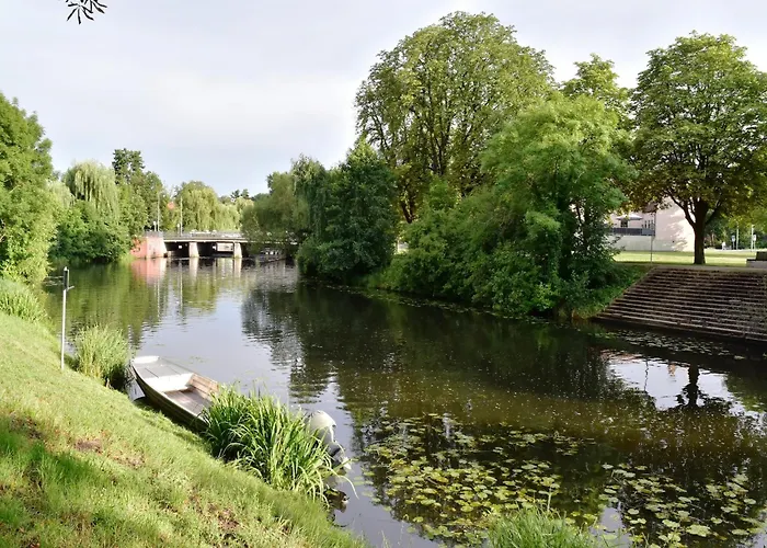 Mit Blick Auf Spree In
